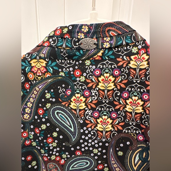 Athleta Dahlia Paisley Sleeveless Dress - 6 - Picture 9 of 13